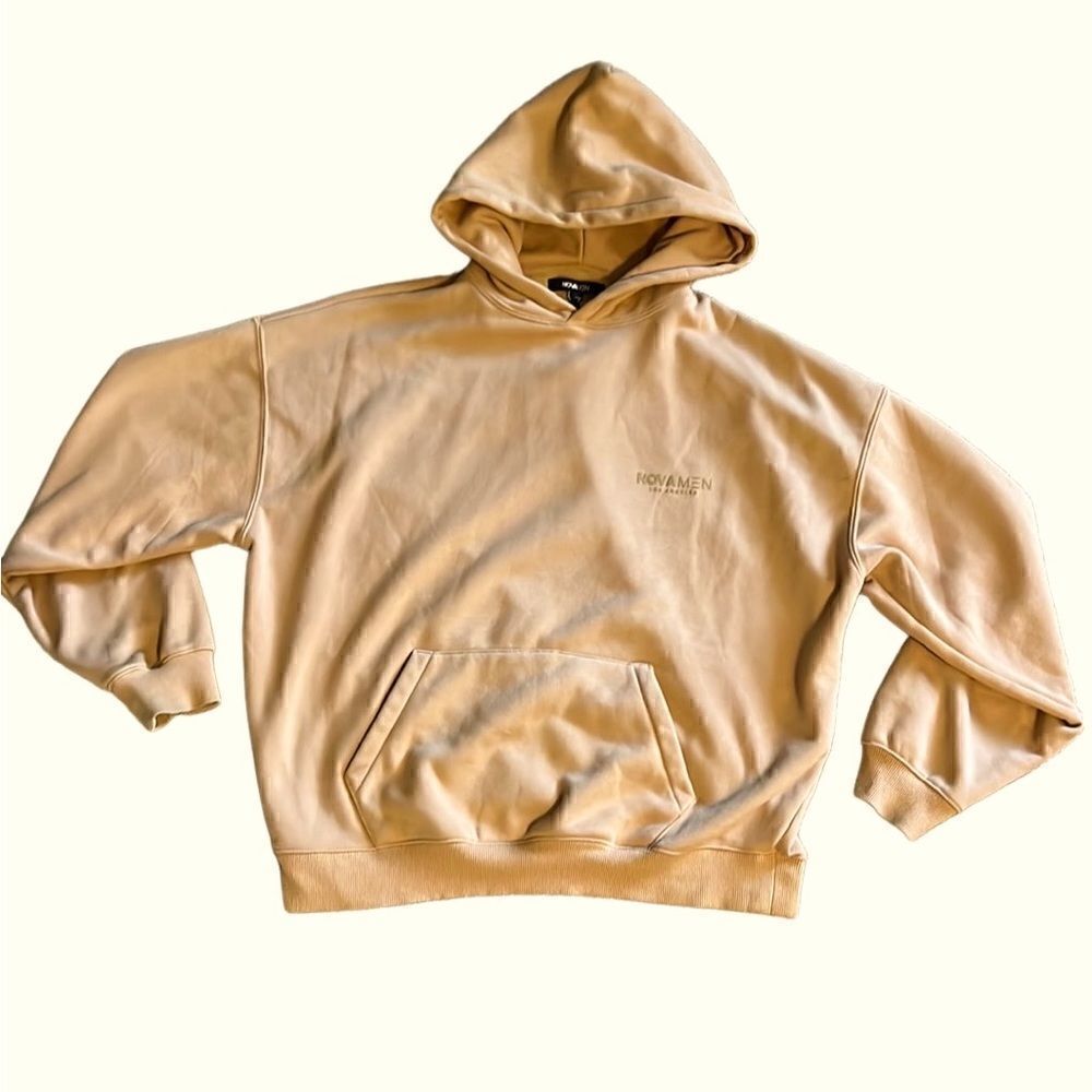Novamen Los Angeles Adult Small Classic Burnt Orange Hoodie Sweatshirt SOFT